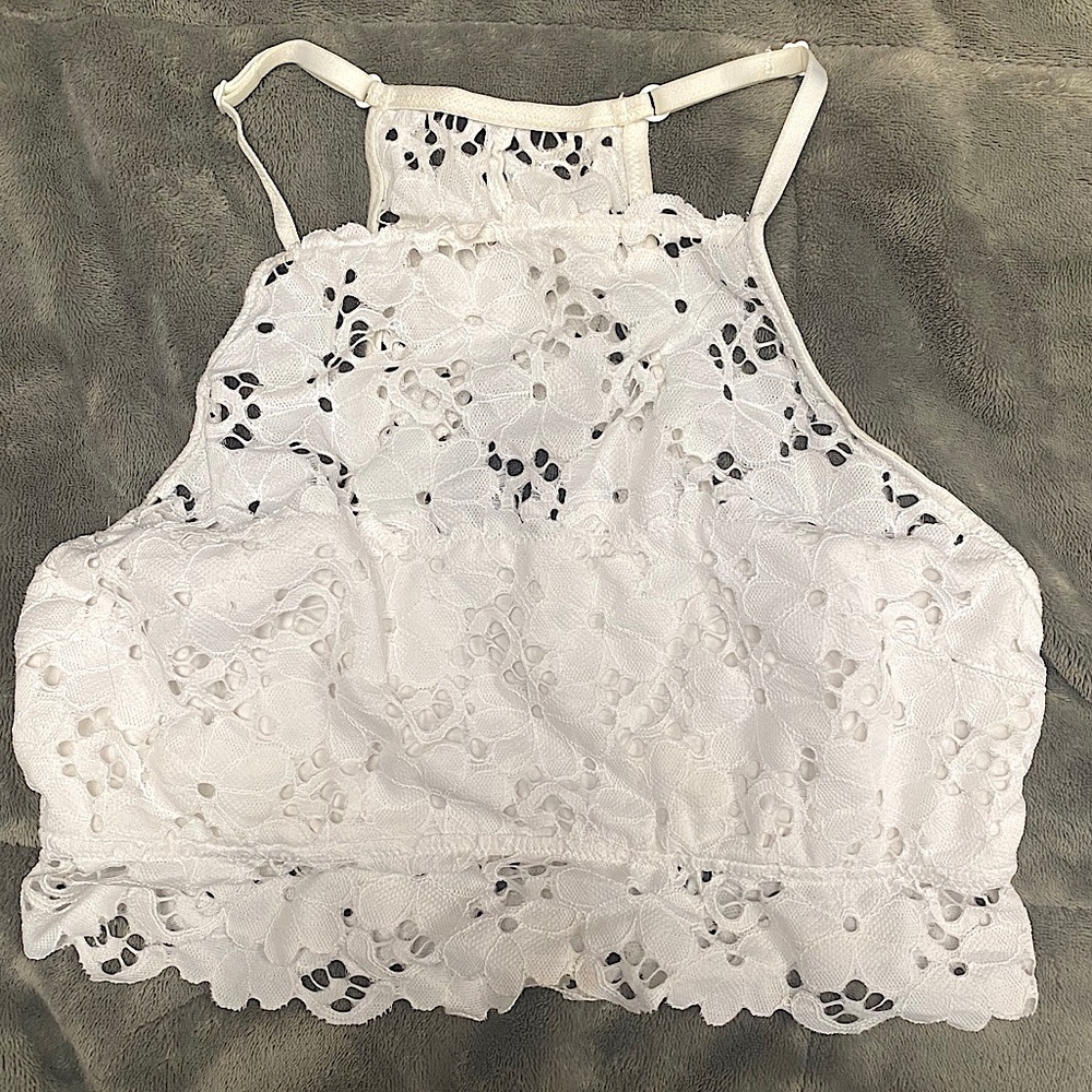 High neck bralette